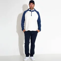 Abacus M Kingsbarns Hybrid Hoodie 311-Steelblue New