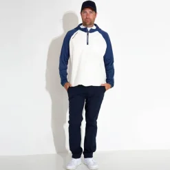 Abacus M Kingsbarns Hybrid Hoodie 311-Steelblue New