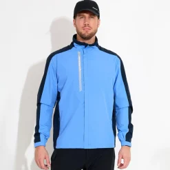 Abacus M Links Stretch Rainjacket Blå 532-Heaven Online