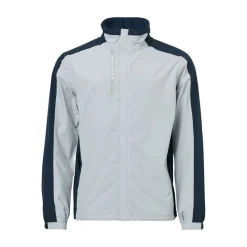 Abacus M Links Stretch Rainjacket Grå 373-Navy-Lt.Grey Discount