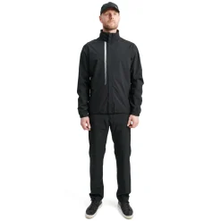 Abacus M Links Stretch Rainjacket Svart 600-Black New