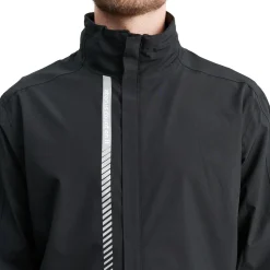 Abacus M Links Stretch Rainjacket Svart 600-Black New