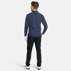 Abacus M Louth Knitted Windstopper 305-Navymelange Outlet