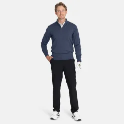 Abacus M Louth Knitted Windstopper 305-Navymelange Outlet