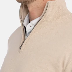 Abacus M Louth Knitted Windstopper 151-Sandmelange New