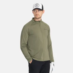 Bogeys & Birdies M Mid Layer LS Full-Zip Leaf Clover Green Sale