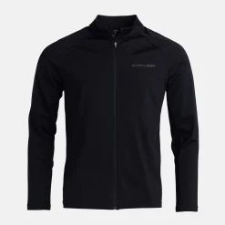 Bogeys & Birdies M Mid Layer LS Full-Zip Svart Black
