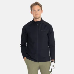 Bogeys & Birdies M Mid Layer LS Full-Zip Svart Black