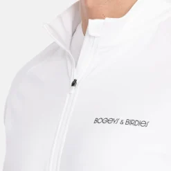 Bogeys & Birdies M Mid Layer LS Full-Zip Vit White Outlet