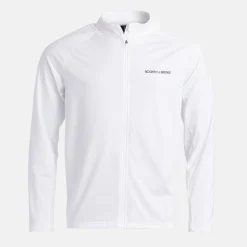 Bogeys & Birdies M Mid Layer LS Full-Zip Vit White Outlet