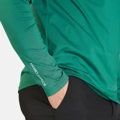 Bogeys & Birdies M Mid Layer LS Zip Racing Green