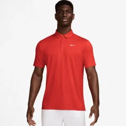 Nike M Nk Df Tour Solid Polo Habanero Red-Muslin New