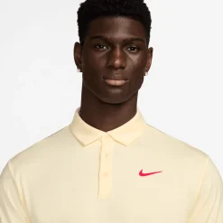 Nike M Nk Df Tour Solid Polo Muslin-Bright Crimson Outlet