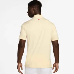 Nike M Nk Df Tour Solid Polo Muslin-Bright Crimson Outlet