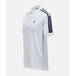 Peak Performance M Player Polo White-Salute Blue- Best