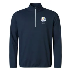 Abacus M Rc25 Cradoc Halfzip Fleece Blå 300-Navy