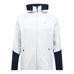 Peak Performance M Rider Essentials Zip Hood Antarctica-Blue Shadow- Outlet