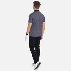 Bogeys & Birdies M Tech Pique Micro AOP Svart Black Online