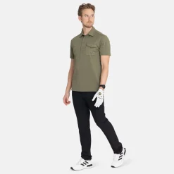 Bogeys & Birdies M Tech Pocket Polo 2.0 Leaf Clover Green Clearance