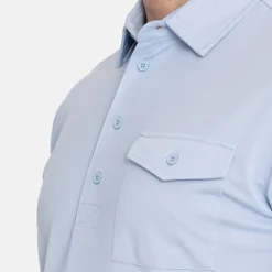 Bogeys & Birdies M Tech Pocket Polo 2.0 Chambray Blue Online