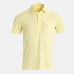 Bogeys & Birdies M Tech Pocket Polo 2.0 Lemonade Yellow Outlet
