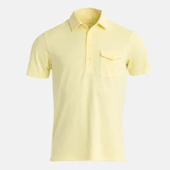 Bogeys & Birdies M Tech Pocket Polo 2.0 Lemonade Yellow Outlet