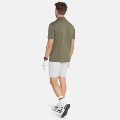 Bogeys & Birdies M Tech Solid Pique Knit Leaf Clover Green Online