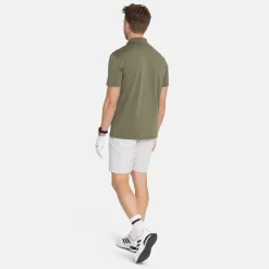 Bogeys & Birdies M Tech Solid Pique Knit Leaf Clover Green Online