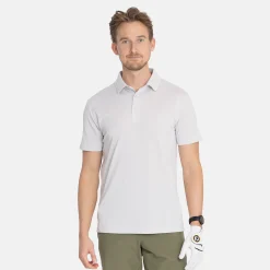 Bogeys & Birdies M Tech Solid Pique Knit Grå Discount