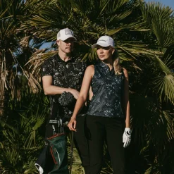 Bogeys & Birdies M Tech TM Flowerprint Svart Grå Black/Grey Online