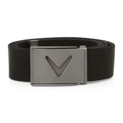 Callaway M V-Logo Web Belt Svart Caviar Outlet
