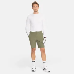 Bogeys & Birdies M 4-Way Stretch Short Leaf Clover Green