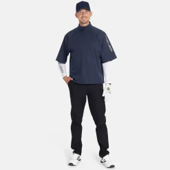 Bogeys & Birdies M Windbreaker SS 1/4 Zip Blå Navy New