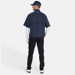 Bogeys & Birdies M Windbreaker SS 1/4 Zip Blå Navy New