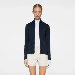 J.Lindeberg Nancy Seamless Mid Layer Blå JL Navy Discount