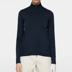 J.Lindeberg Nancy Seamless Mid Layer Blå JL Navy Discount