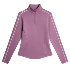 J.Lindeberg Nefe Quarter Zip Mid Layer Very-Grape Best