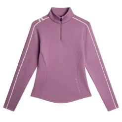J.Lindeberg Nefe Quarter Zip Mid Layer Very-Grape Best