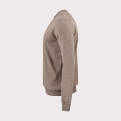 Cutter & Buck Oakville Crewneck Nougat Melange (834) Hot