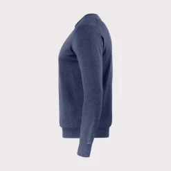 Cutter & Buck Oakville Crewneck Blå Navy Melange (554) Discount