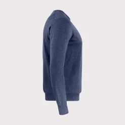 Cutter & Buck Oakville Crewneck Blå Navy Melange (554) Discount