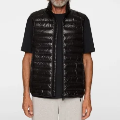 J.Lindeberg Oden Light Down Vest Svart Black Discount