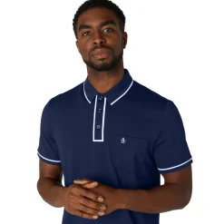 Original Penguin OPG The Technical Earl Polo Blå Black Iris Discount
