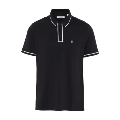 Original Penguin OPG The Technical Earl Polo Svart Caviar Sale