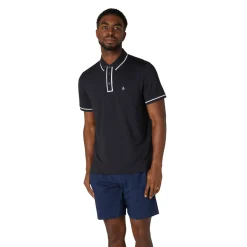 Original Penguin OPG The Technical Earl Polo Svart Caviar Sale
