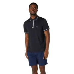 Original Penguin OPG The Technical Earl Polo Svart Caviar Sale