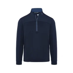 Original Penguin OP Lightweight 1/4 Zip Pullover Black-Iris Outlet