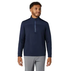 Original Penguin OP Lightweight 1/4 Zip Pullover Black-Iris Outlet