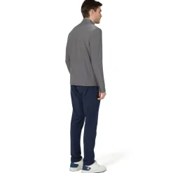 Original Penguin OP L/S 1/4 Zip Technica Quiet-Gray-Heather