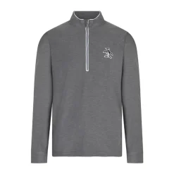 Original Penguin OP L/S 1/4 Zip Technica Quiet-Gray-Heather